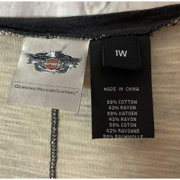 Harley-Davidson Plus Women’s Top 1W Logo Theme - Picture 5 of 6